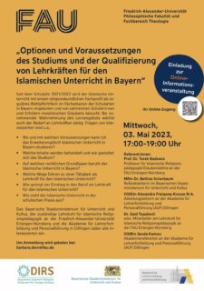 Zum Artikel "Infoveranstaltung zum Studiengang und Schulfach „Islamischer Unterricht“"